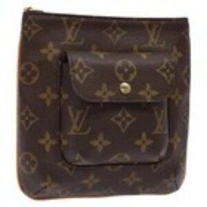 LOUIS VUITTON Monogram Partition Pouch M51901 LV Auth 136378